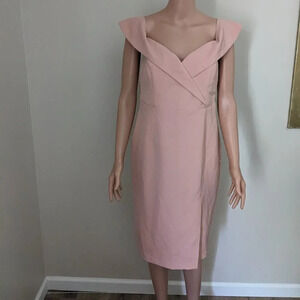 NWT Bardot Bella Peach Midi Dress Size M